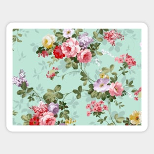 Vintage Flower Design Magnet